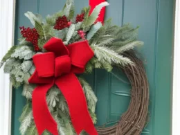 Jak zrobić świąteczny wieniec na drzwi