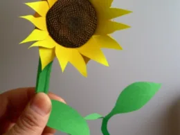 Jak zrobić słonecznik z papieru